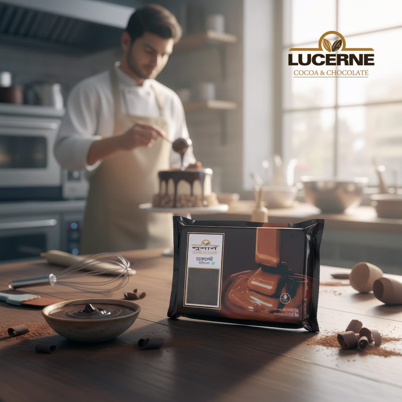 1KG Premium Compound Block LUCERNE DARK CHOCOLATE